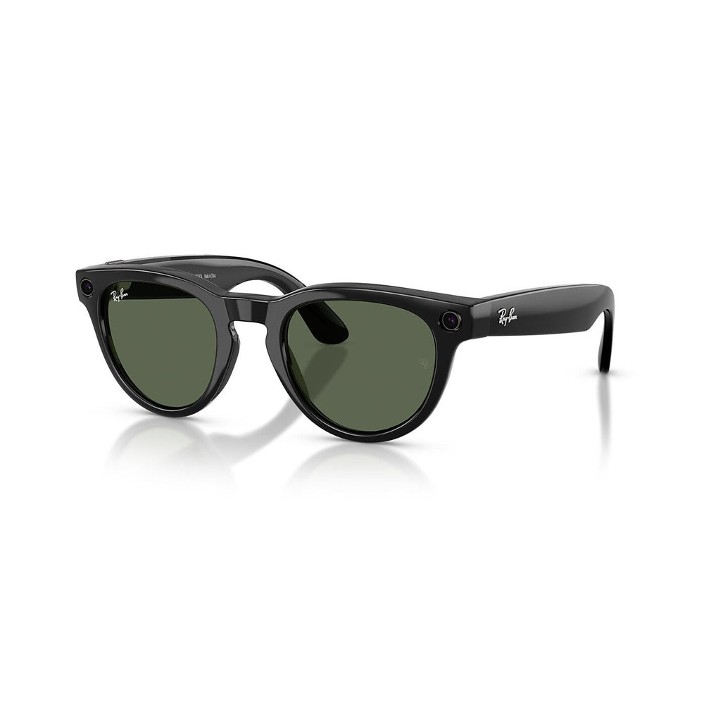Ray-Ban Meta (Gen 2) Headliner – Shiny Black – G-15 Green