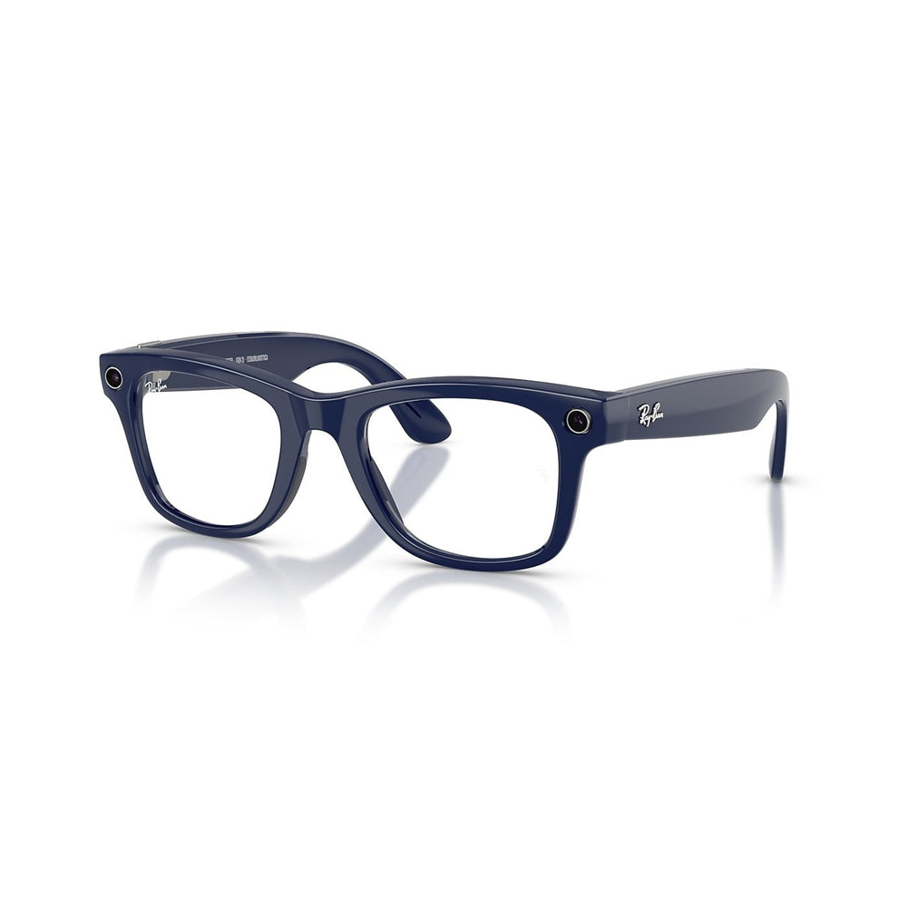 Ray-Ban Meta (Gen 2) Wayfarer – Shiny Cosmic Blue – Clear to Sapphire Transitions
