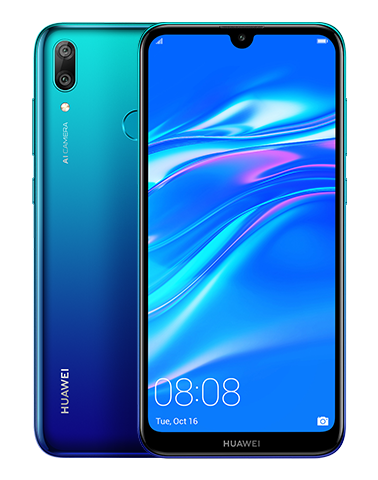 Huawei Y7 (2019) SIM Unlocked (Brand New) DUB-LX3 - Aurora Blue