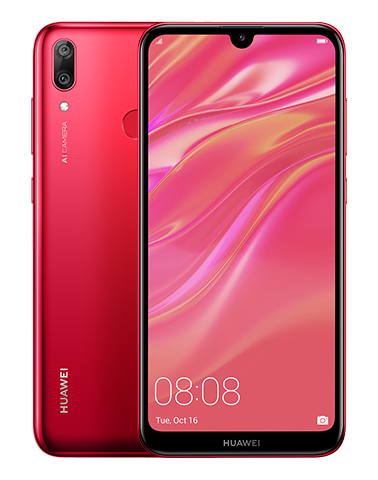 Huawei Y7 (2019) SIM Unlocked (Brand New) DUB-LX3 - Coral Red