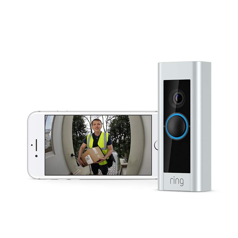Ring Video Doorbell Pro HD - Satin Nickel (Brand New)